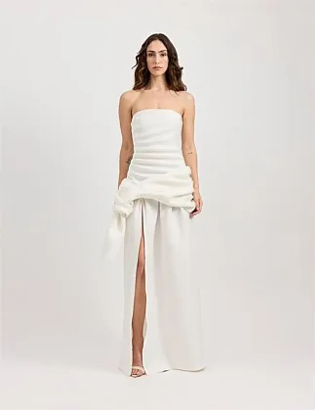 Tojha ANTHENA GOWN Ivory Size 10 for rent on The Volte - main image