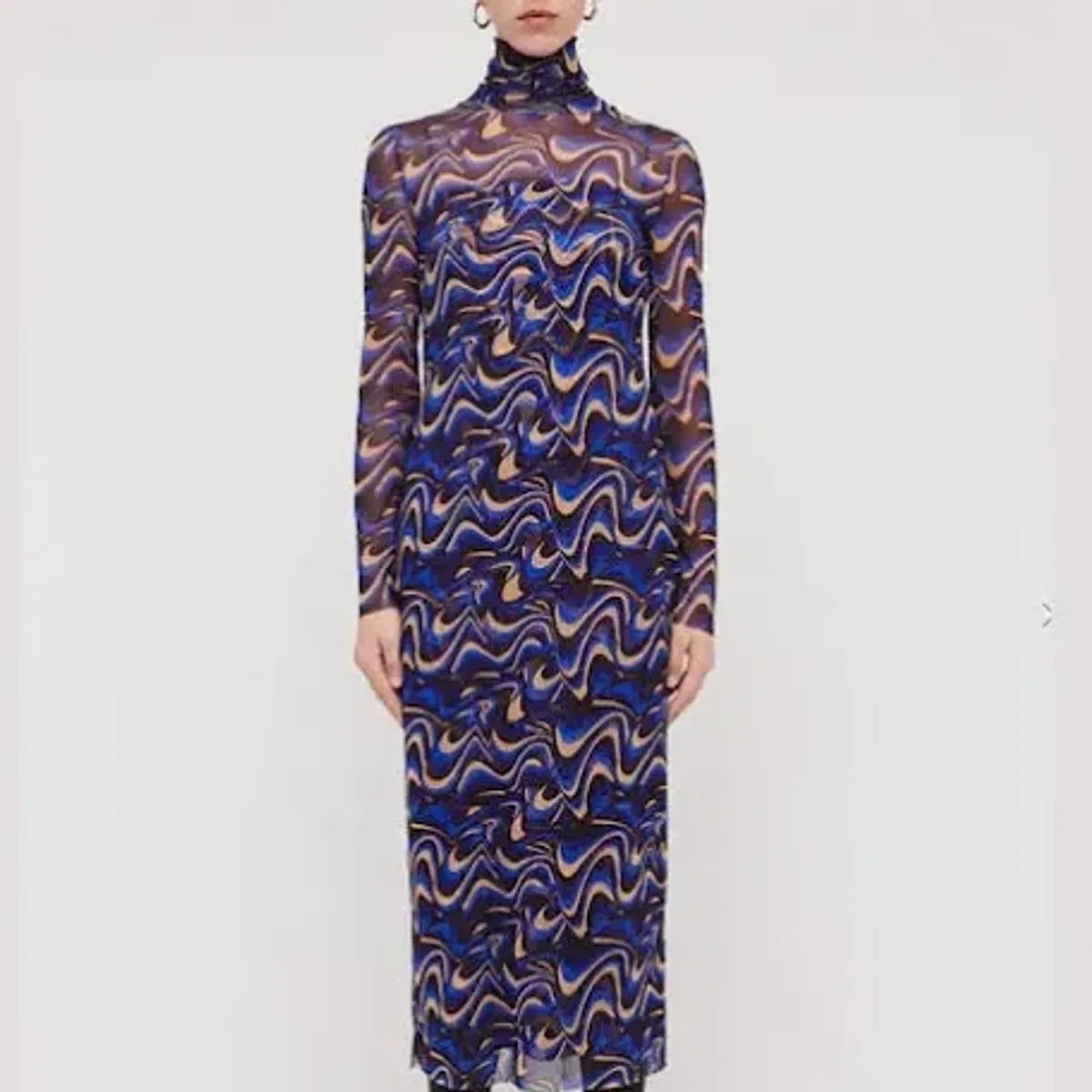 Scanlan Theodore blue Watercolour dress - Image 1