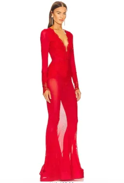x REVOLVE Martin Gown in Red for rent on The Volte - image 3