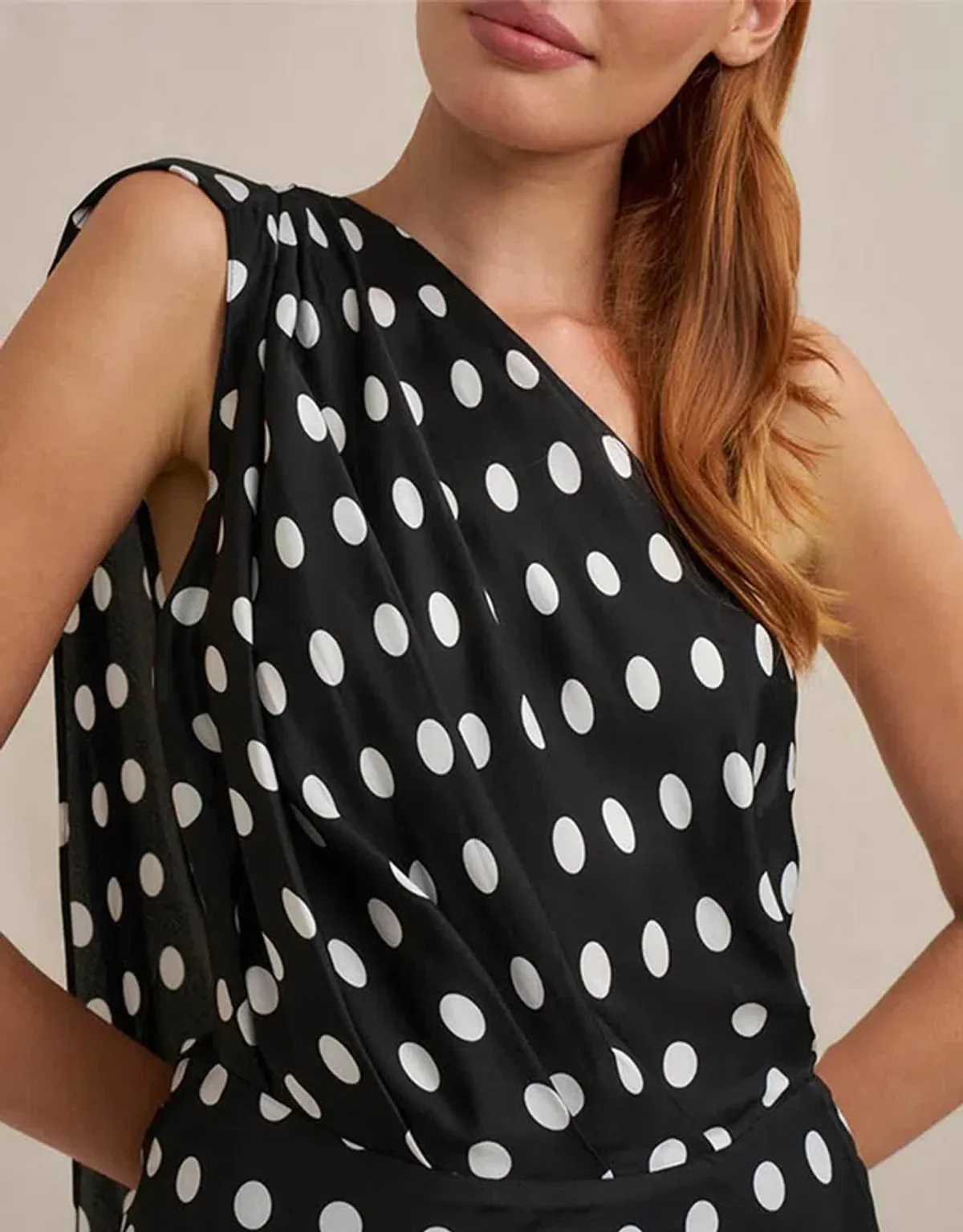 By Johnny Dove Drape Polka Dress / Size 16 - Image 4