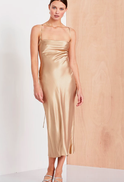 Bec and Bridge Amazonite Dress Gold Size 6 for rent on The Volte - image 1
