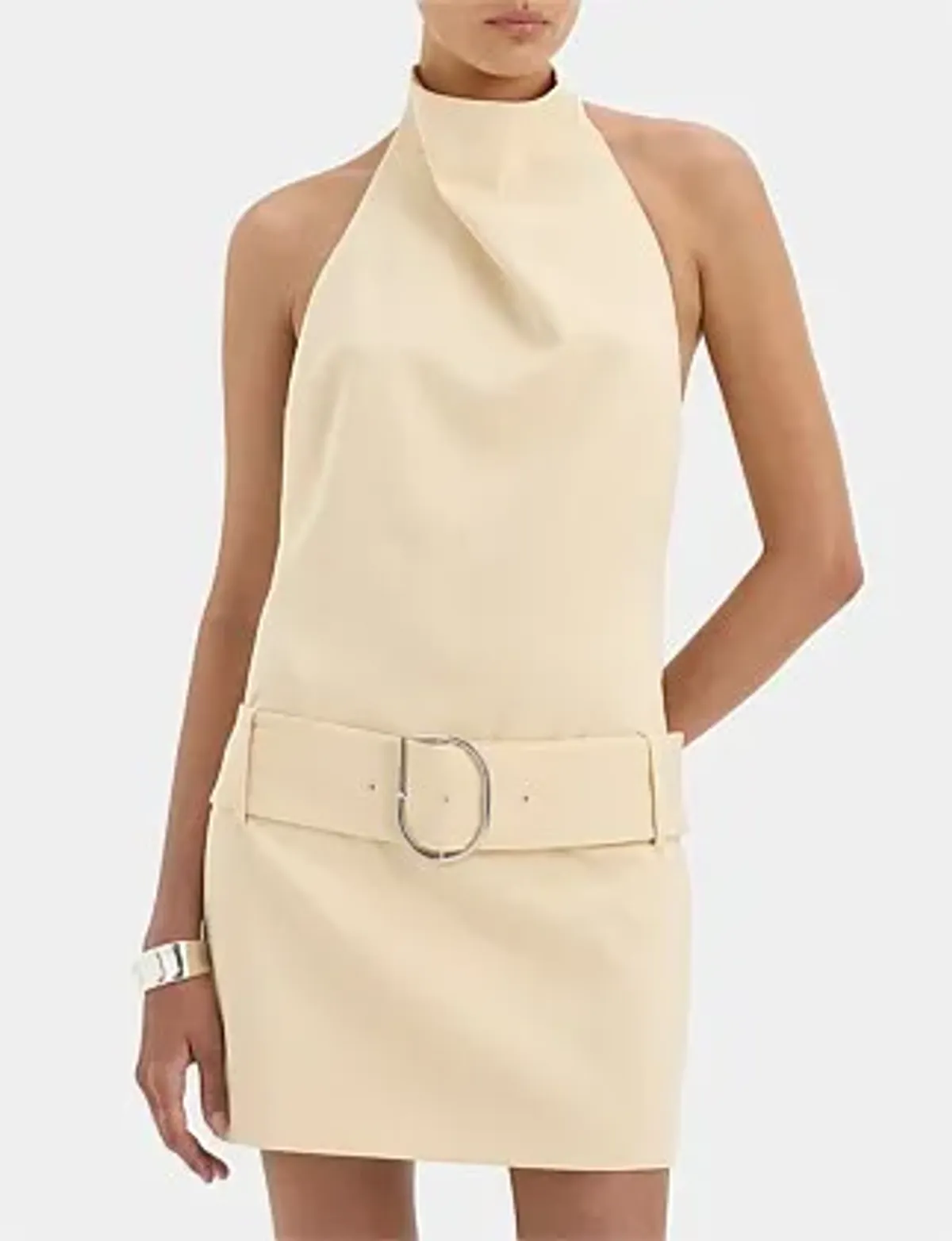 Sir The Label Sabina Belted Mini Dress Butter Size 8 - Image 2