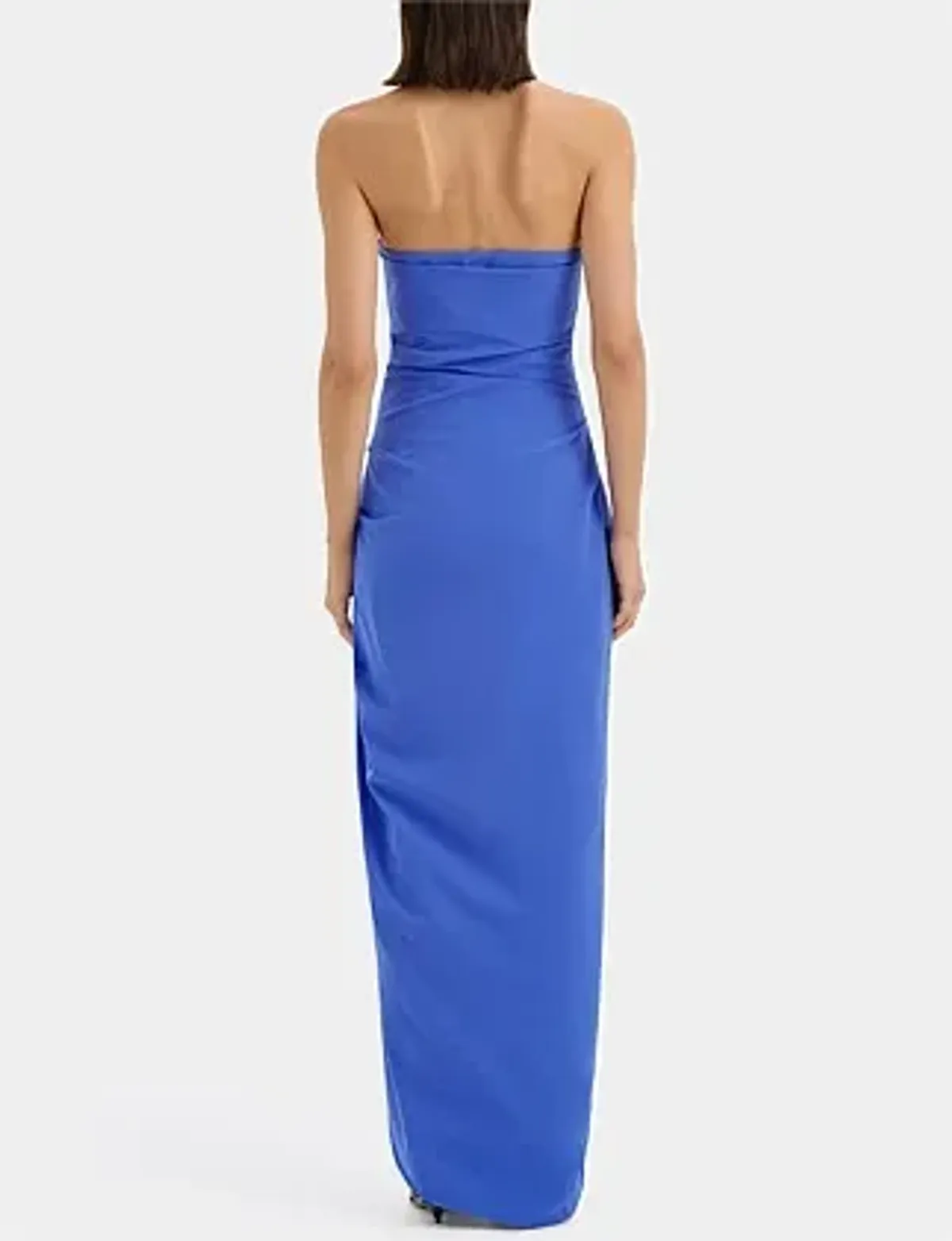 Sir The Label Sol Strapless Gown Cobalt Size 2 - Image 4