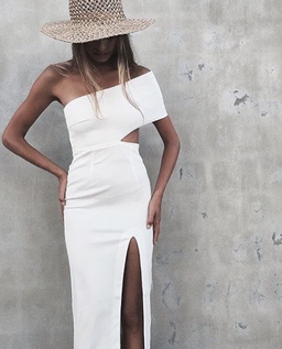 Maurie And Eve Genesis One Shoulder Dress White Size 6 for rent on The Volte - image 2
