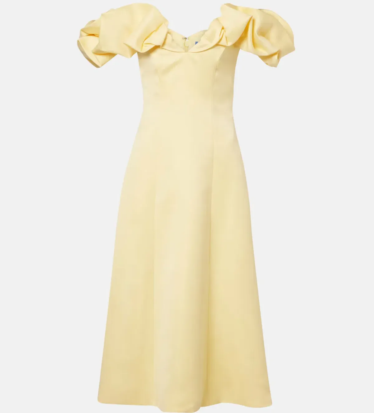 Leo Lin yellow Annie midi dress - Size 14 - Image 4