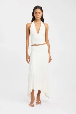 Kookai Zali Skirt & Leni Top in Coconut Milk size 6 for rent on The Volte - image 1