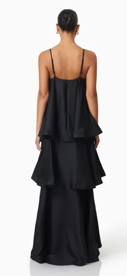 Elliatt Tilly tiered maxi size M 8-12) Black for rent on The Volte - image 2