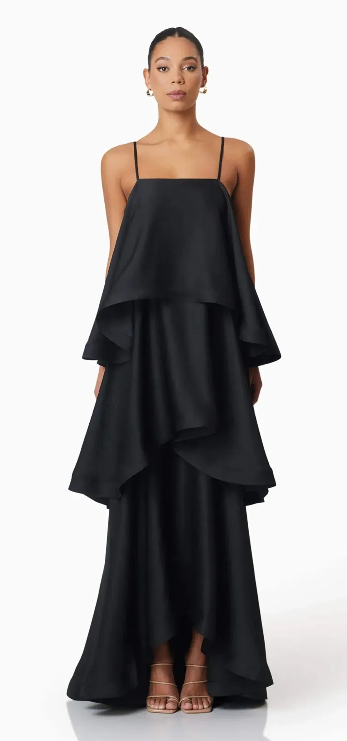 Elliatt Tilly tiered maxi size M 8-12) Black - Image 1