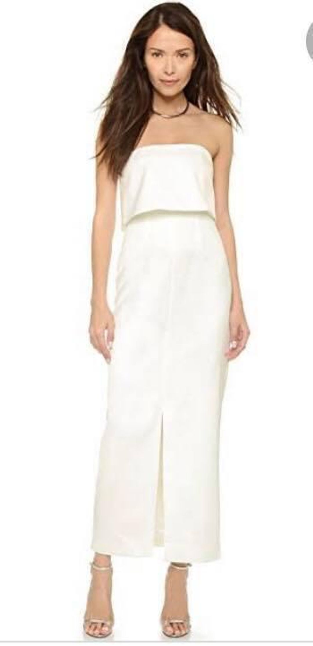 Keepsake Keep Watch Maxi Dress in White size 10 for rent on The Volte - main image
