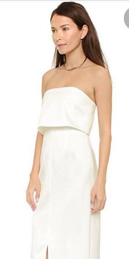 Keepsake Keep Watch Maxi Dress in White size 10 for rent on The Volte - image 2