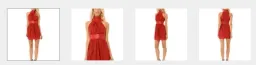 Aje Lord Stanley Dress | Blood Red for rent on The Volte - image 2