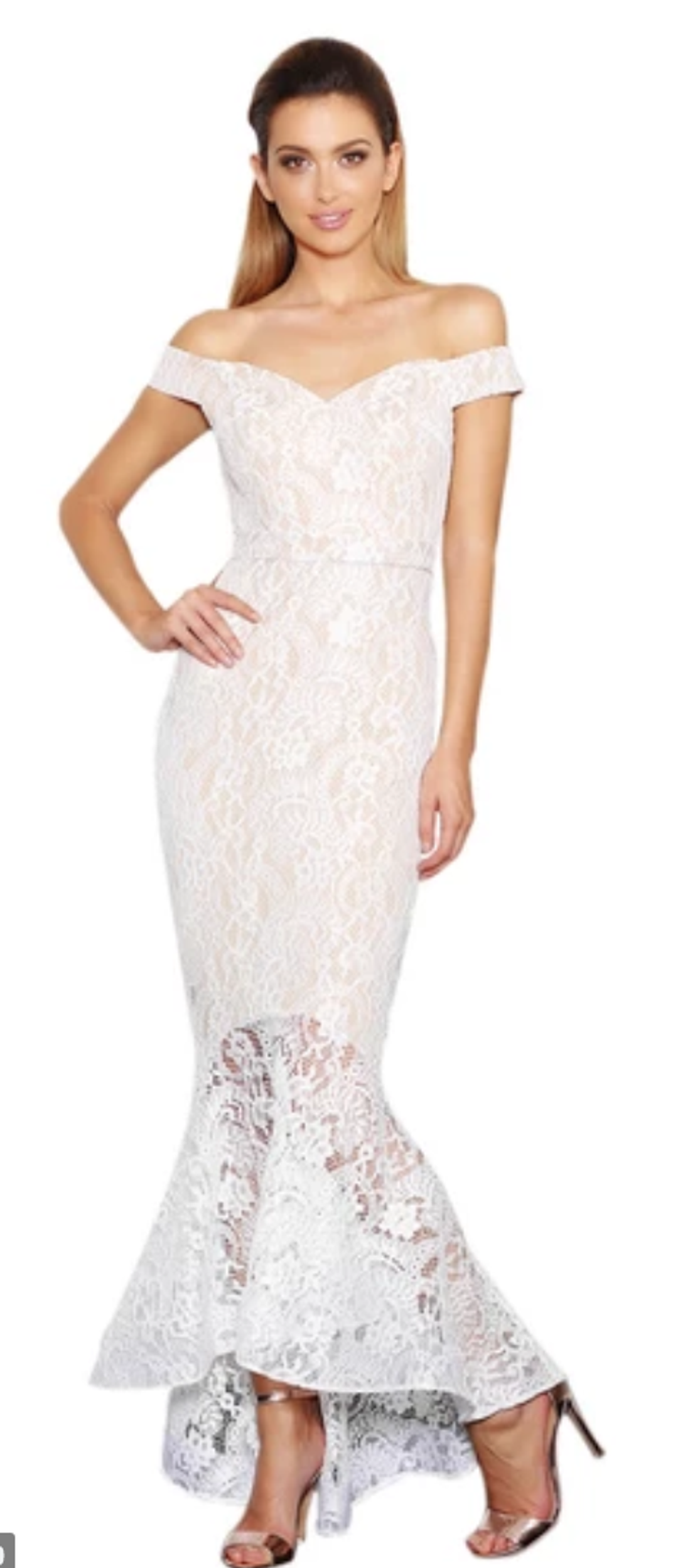 Ivory Lace Jadore size 12 for rent on The Volte - main image