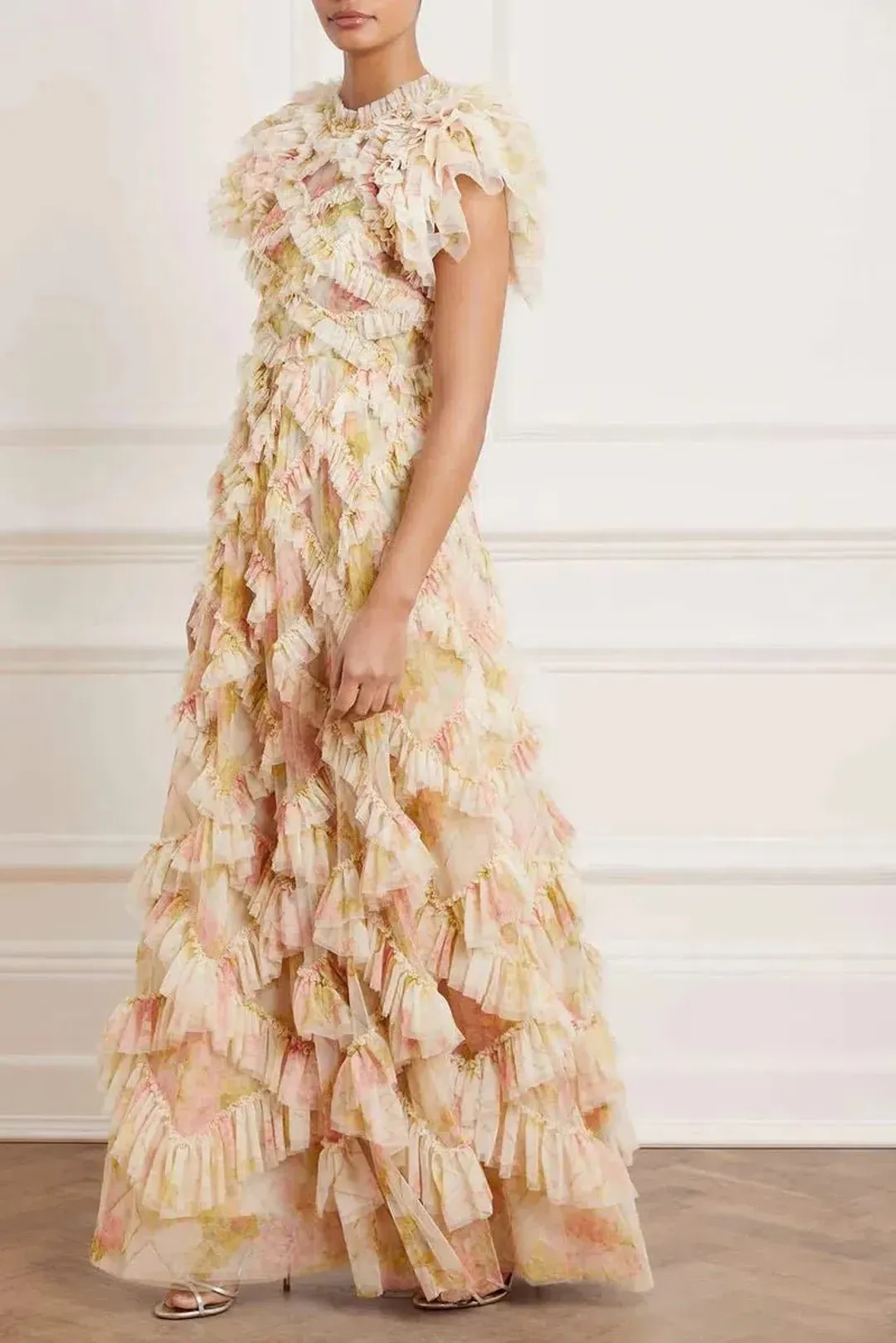 Needle & Thread Genevieve Rose Gown for rent on The Volte - main image