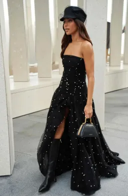 Aje Juniper Gown Black Size 12 for rent on The Volte - image 1
