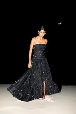Aje Juniper Gown Black Size 12 for rent on The Volte - image 2