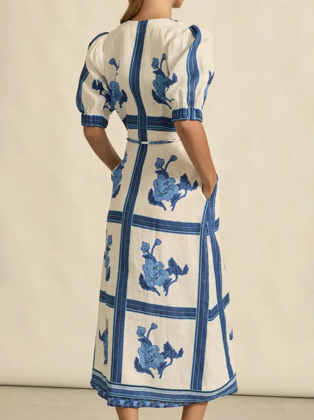 Zoe Kratzmann Portrait Dress Azure Collage size 2 for rent on The Volte - main image