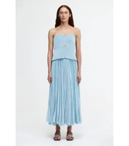 Acler Avonlea Midi Dress Blue Size 12 for rent on The Volte - image 1