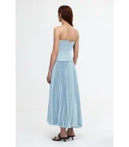 Acler Avonlea Midi Dress Blue Size 12 for rent on The Volte - image 2