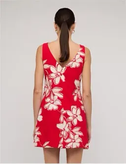 Staple The Label ELARA MINI DRESS Red Size 16 for rent on The Volte - image 6