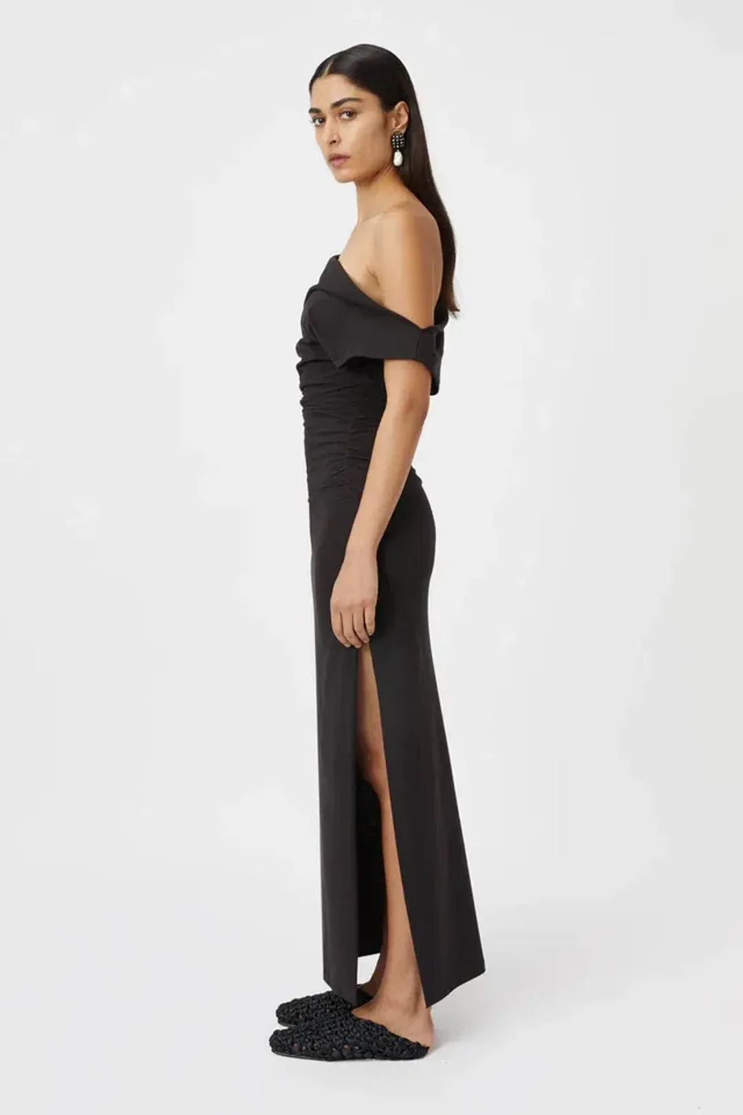 Camilla and Marc Mara Dress Black Size 10 for rent on The Volte - main image