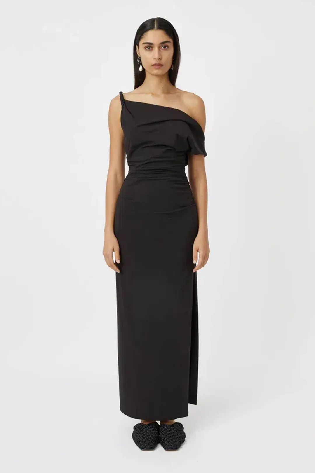 Camilla and Marc Mara Dress Black Size 10 for rent on The Volte - main image