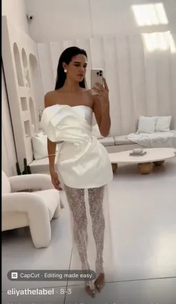 Eliya The Label Adalina Maxi Dress White Size S for rent on The Volte - image 5