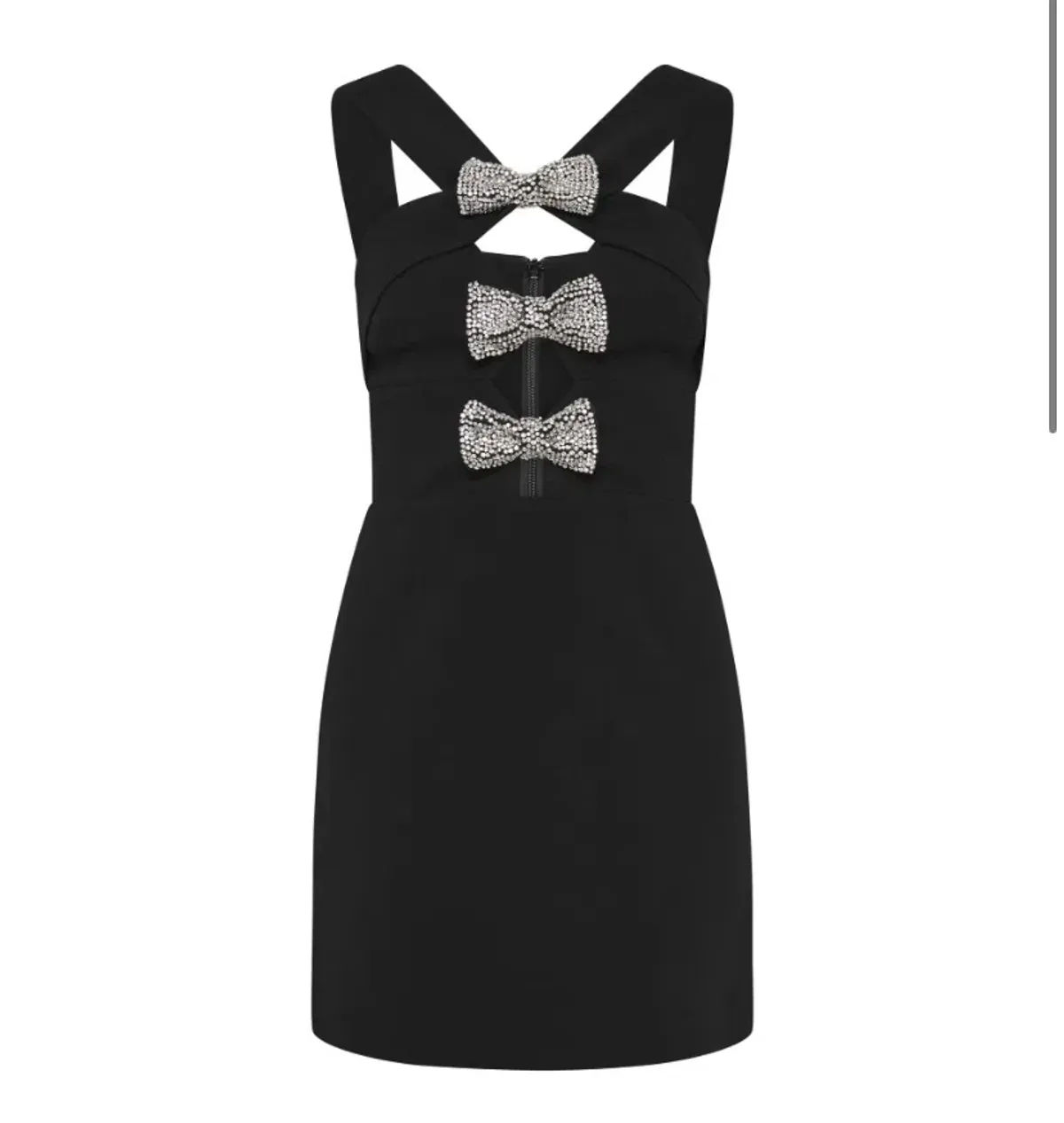 Rebecca Vallance Eliana embellished mini dress for rent on The Volte - main image