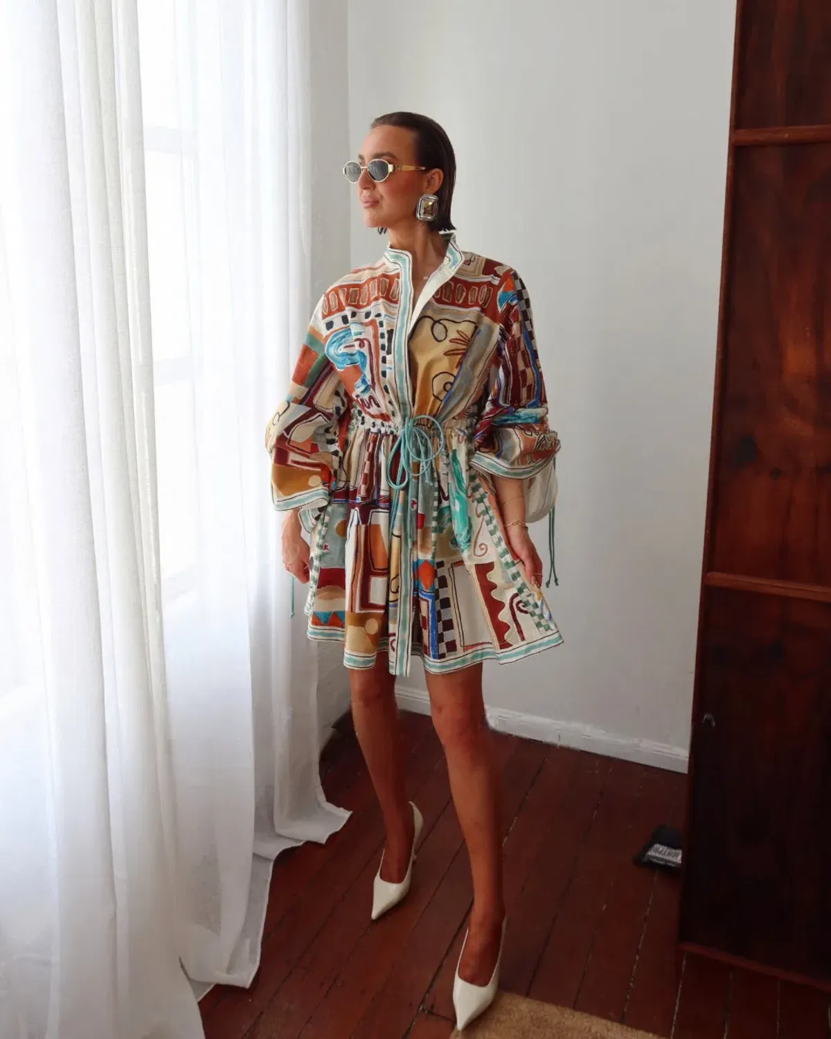 Alemais Michelle Mini Dress Size 10 for rent on The Volte - main image