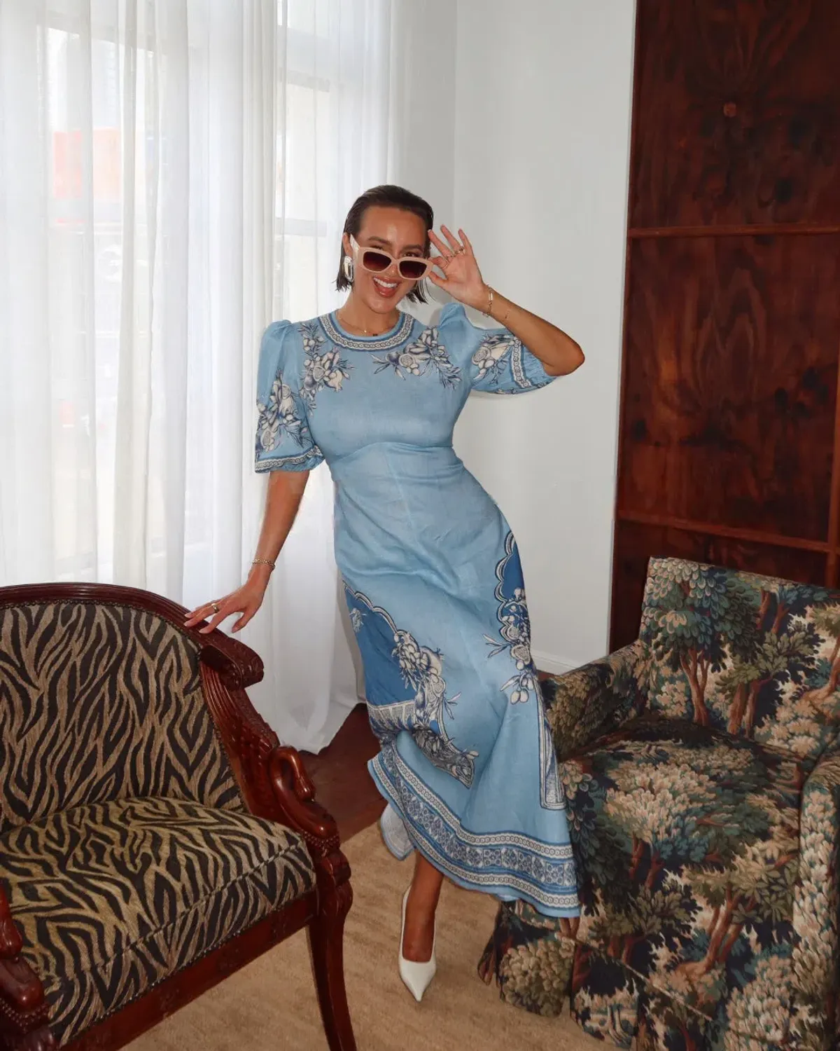 Alemais Villa Romantica Midi Dress Size 12 - Image 1