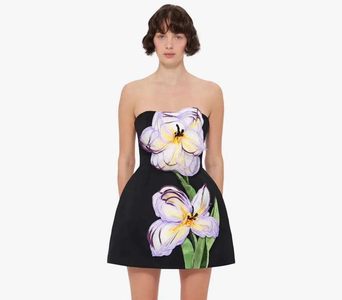 Leo Lin Flower Dress Size 6 - Image 1