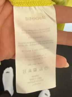 SIMKHAI Acacia Dress Yellow Size 8 for rent on The Volte - image 3