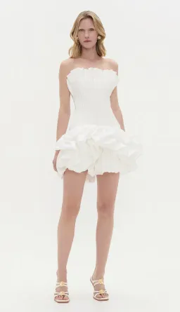 Aje Ivy Bubble Hem Mini Dress Size 8 for rent on The Volte - image 1