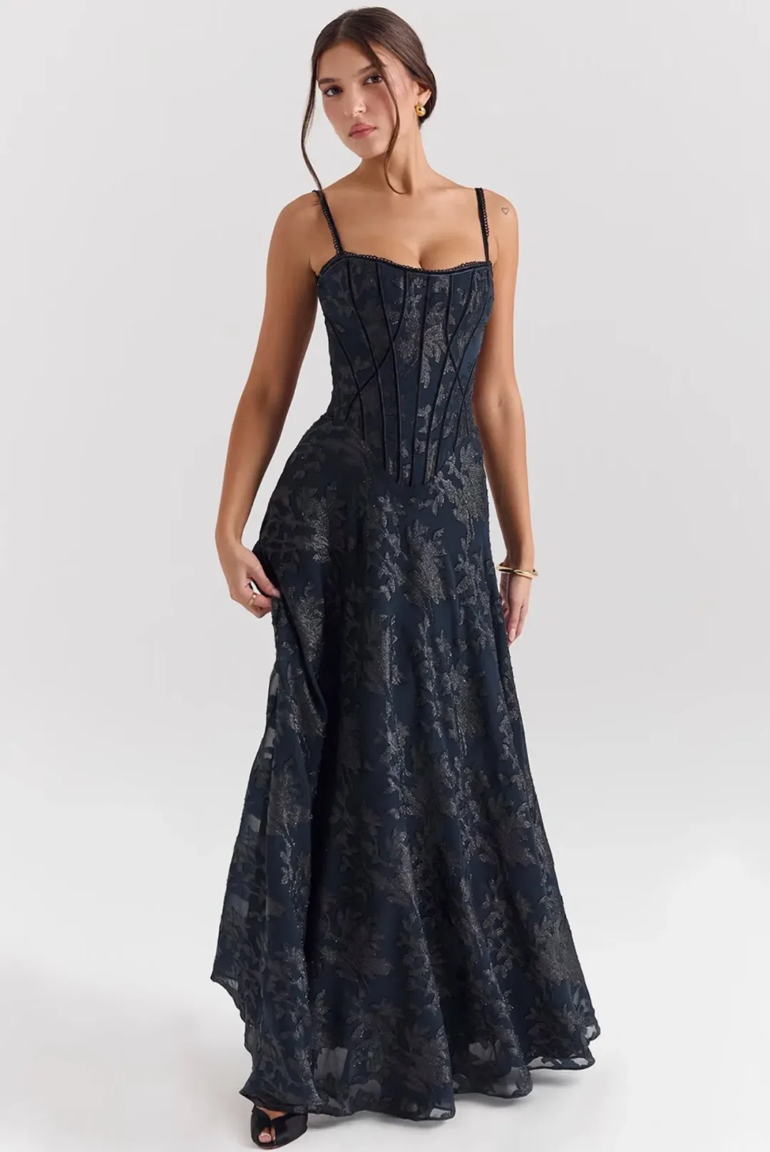 House of CB Esme midnight blue size 10 for rent on The Volte - main image