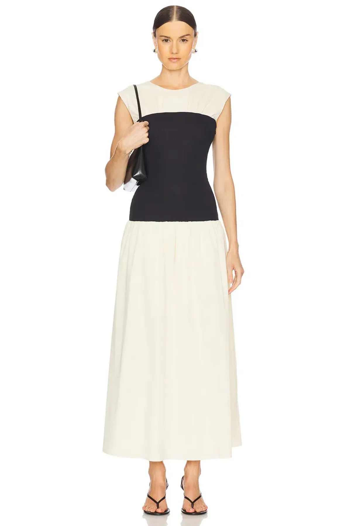 ANNA QUAN Stefania Dress in SWAN Black White Size 6 AU - Image 5