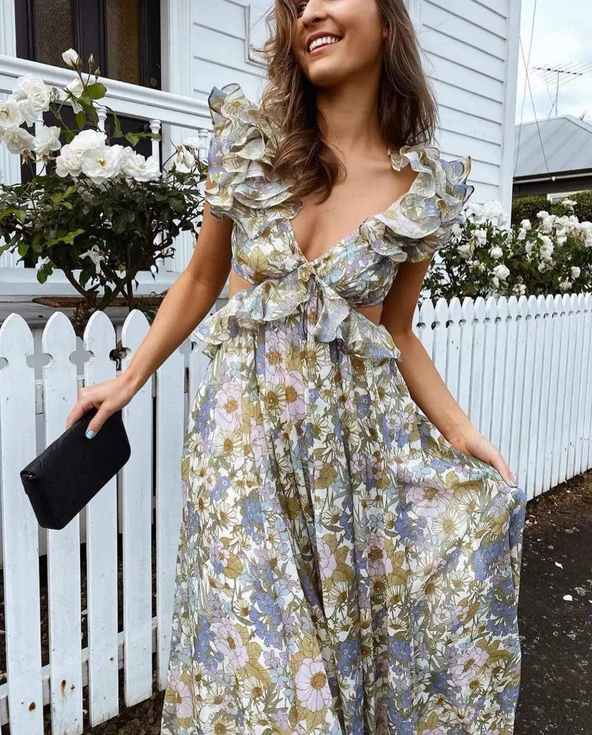 zimmermann super eight ruffle gown - Image 1