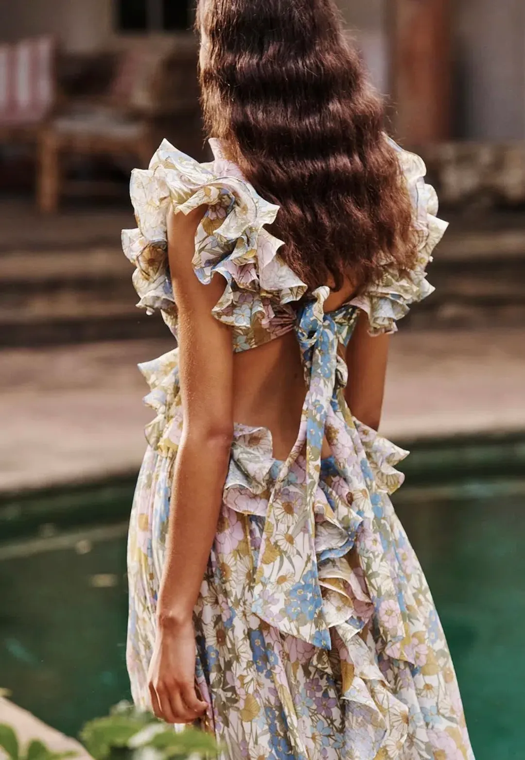 zimmermann super eight ruffle gown for rent on The Volte - main image
