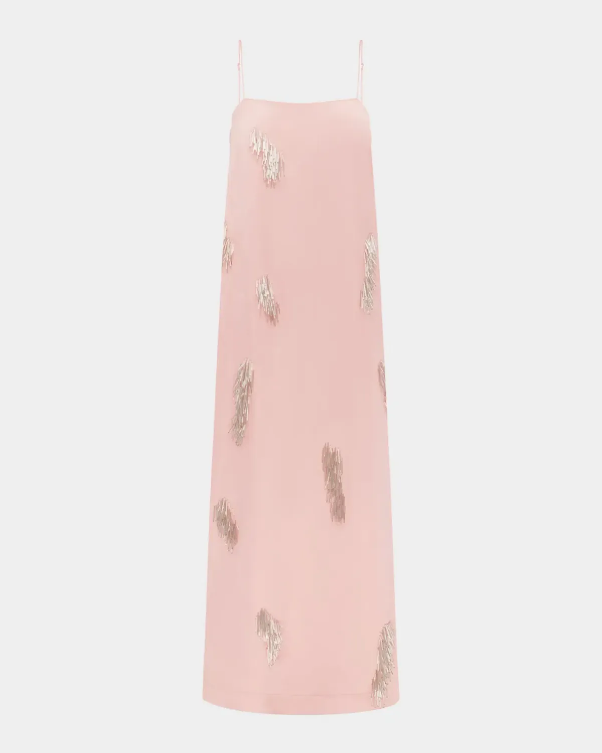 ALEMAIS Cindy Embellished Slip Dress Pink 8 AU - Image 16
