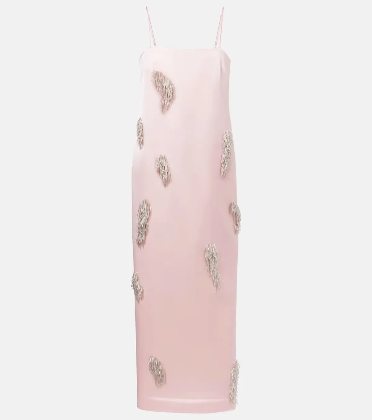ALEMAIS Cindy Embellished Slip Dress Pink 8 AU - Image 17