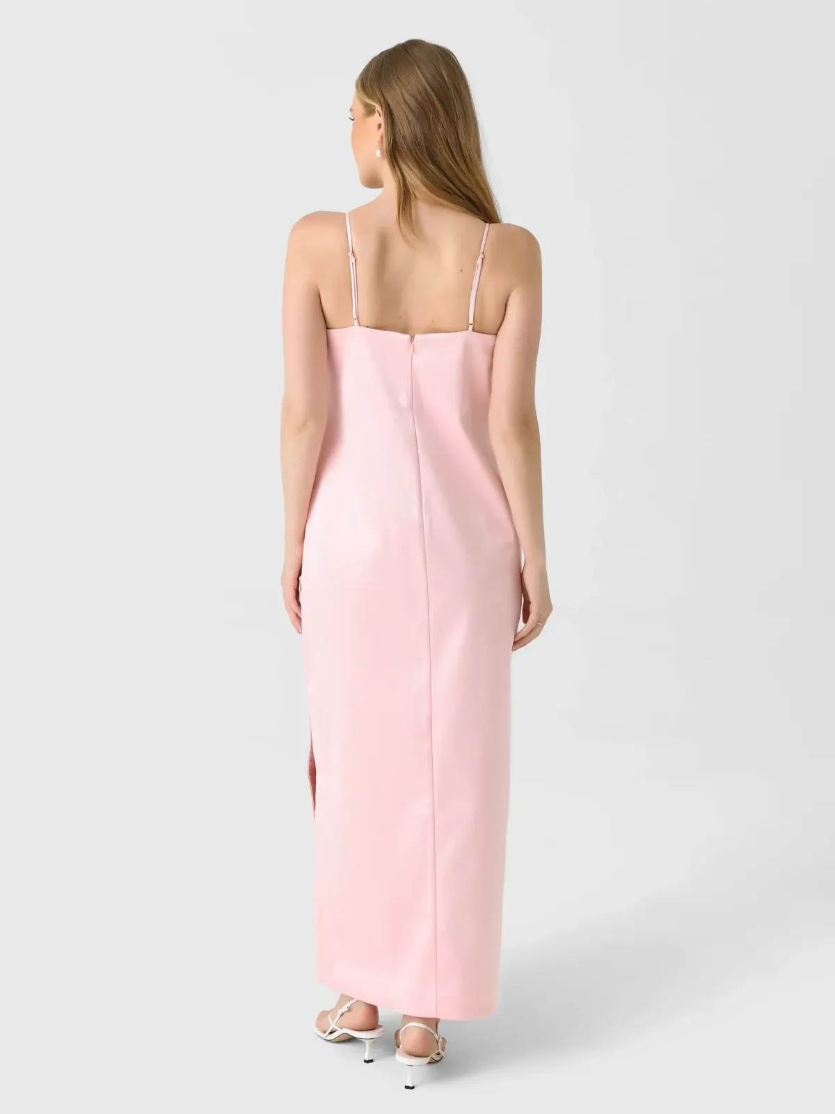 ALEMAIS Cindy Embellished Slip Dress Pink 8 AU - Image 10