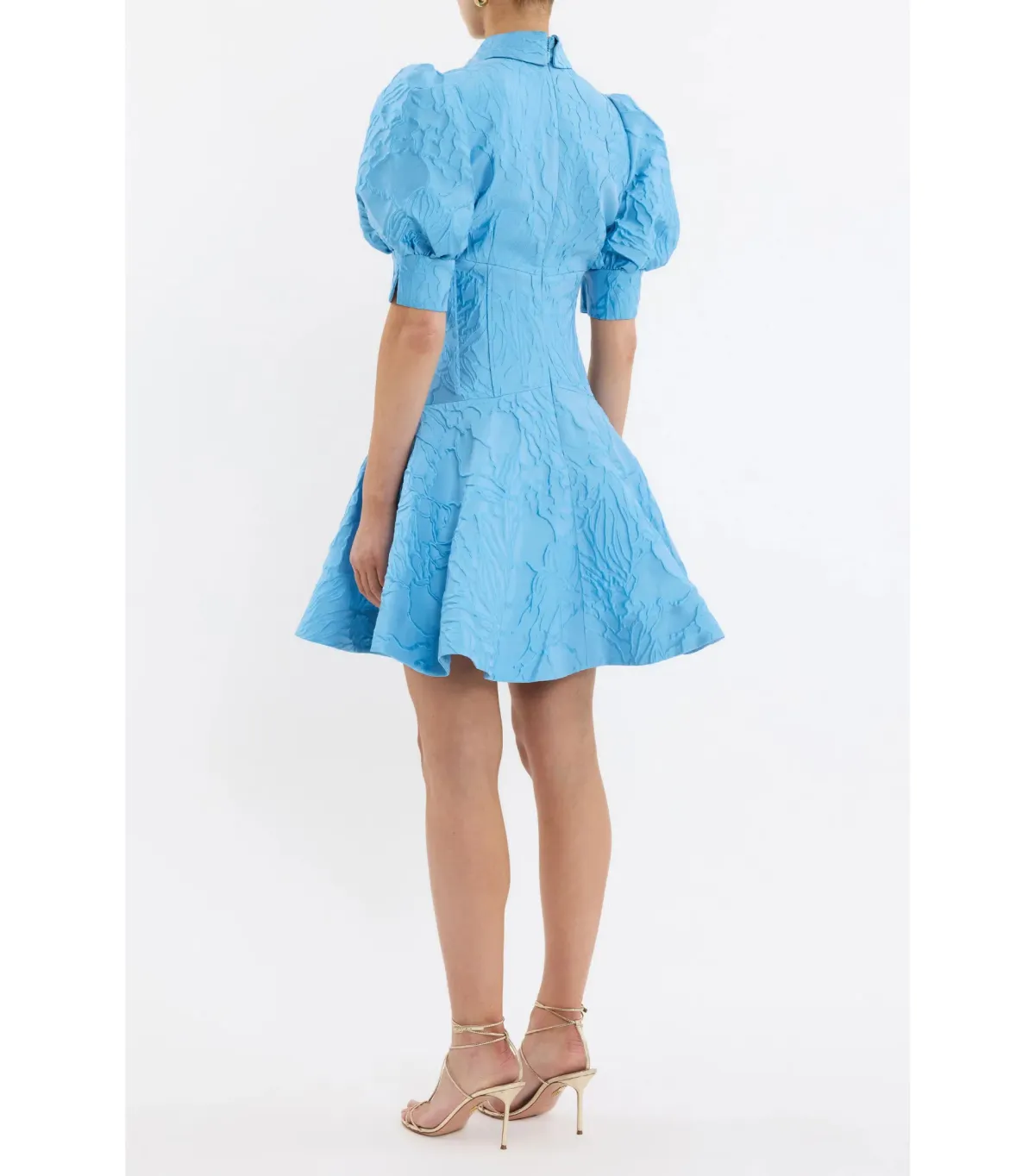 Rebecca Vallance Aegir Mini Dress Blue Size 8 - Image 4