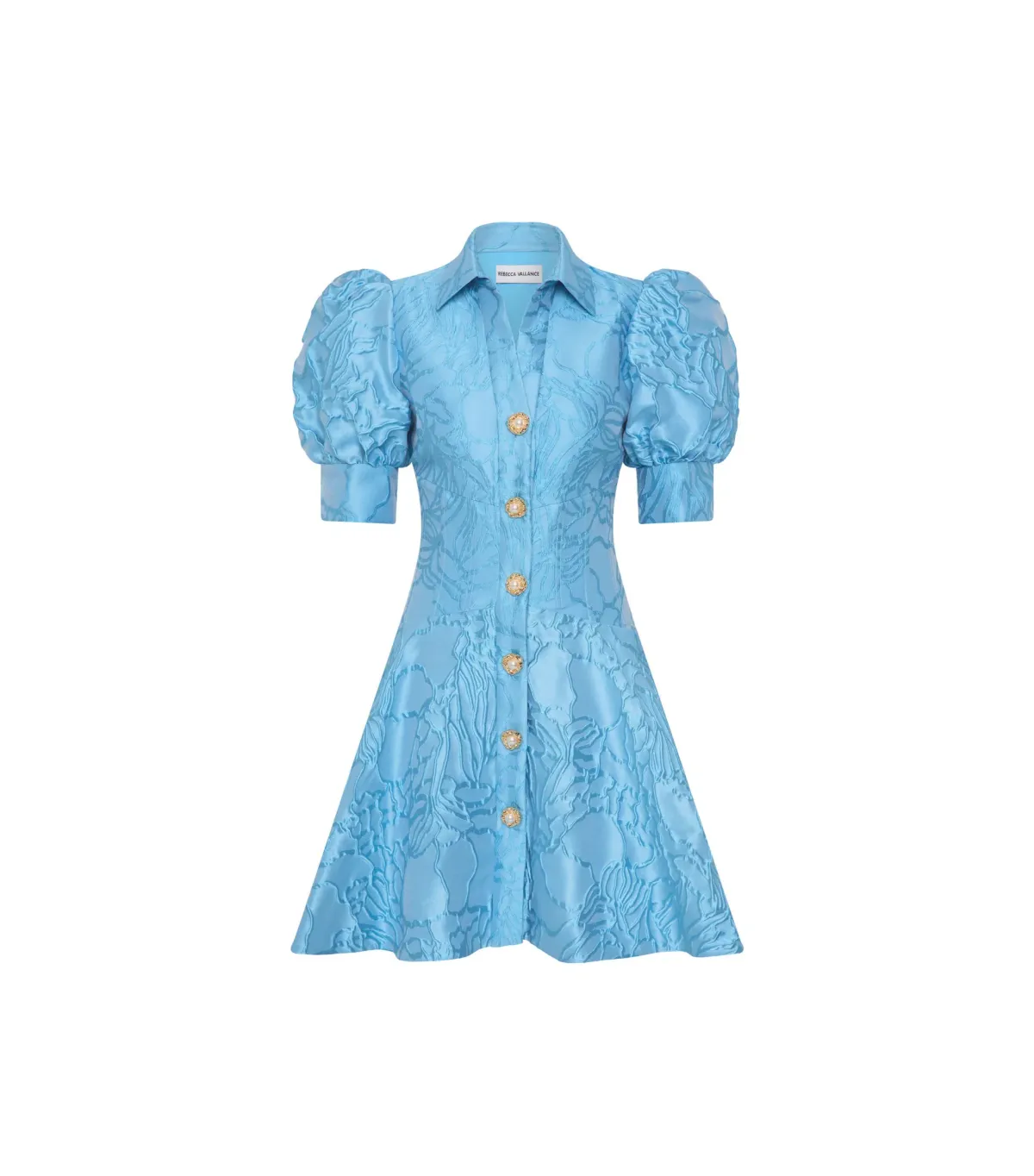 Rebecca Vallance Aegir Mini Dress Blue Size 8 - Image 6