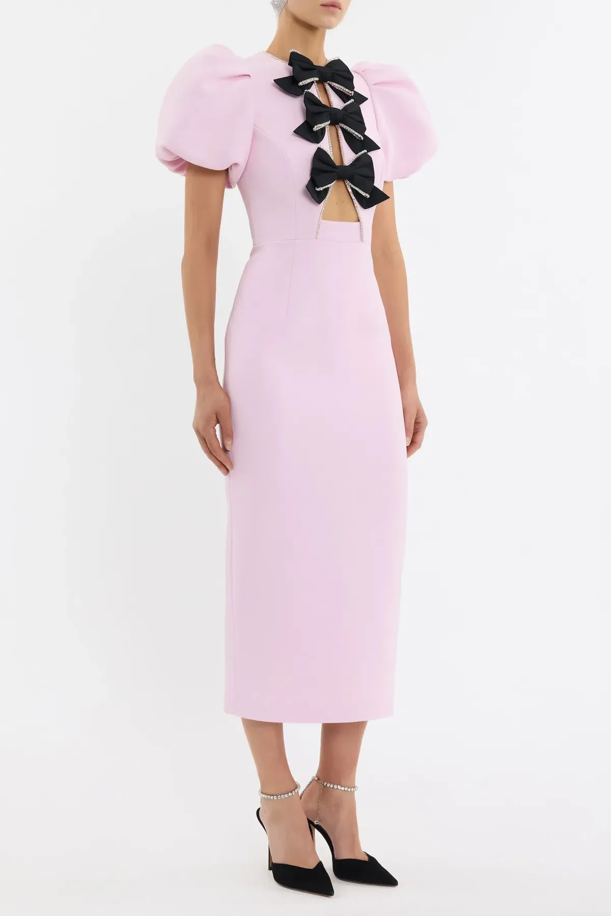Rebecca Vallance Nemy Midi Dress Size 8 - Image 4