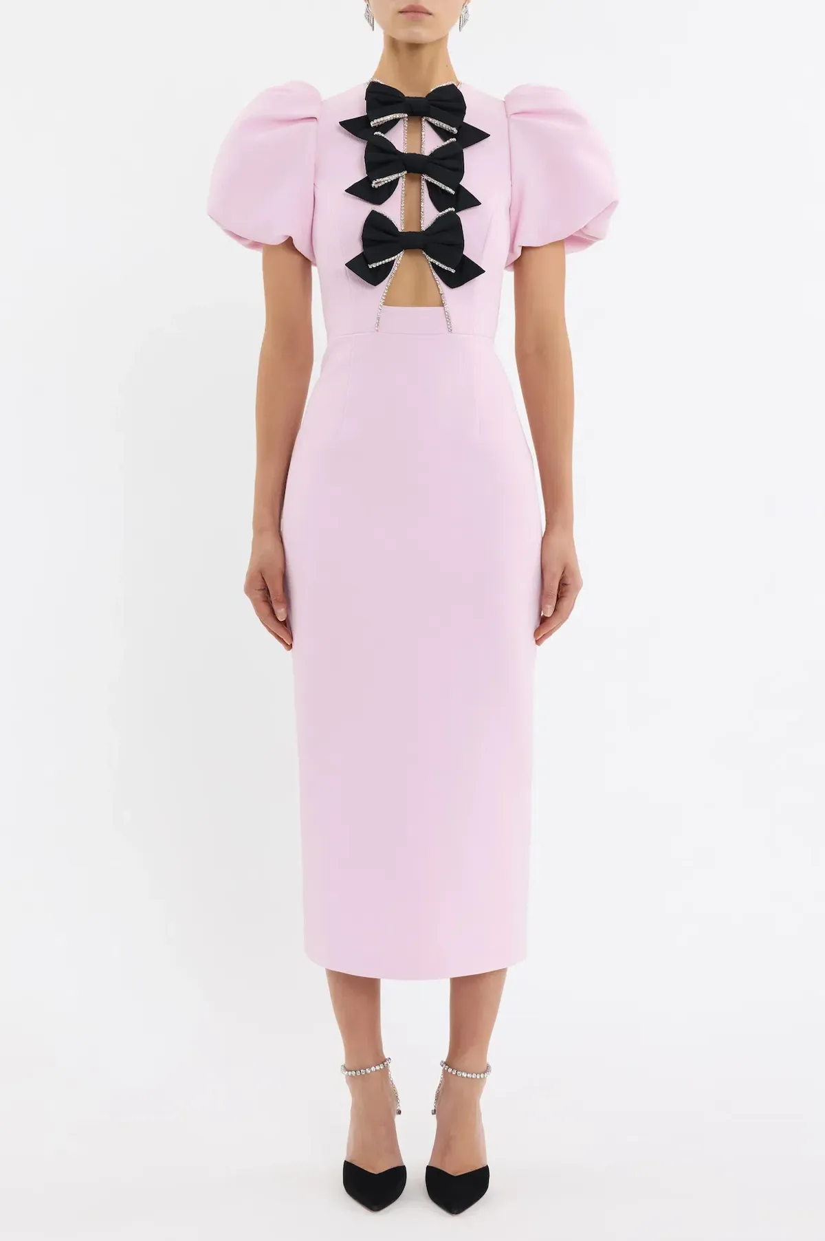 Rebecca Vallance Nemy Midi Dress Size 8 for rent on The Volte - main image