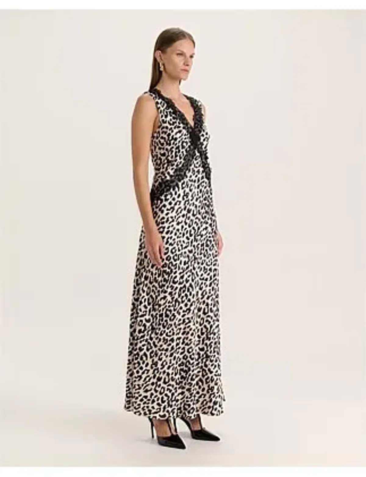 Saba PRISCILLA MIDI DRESS Multi Size 8 - Image 3