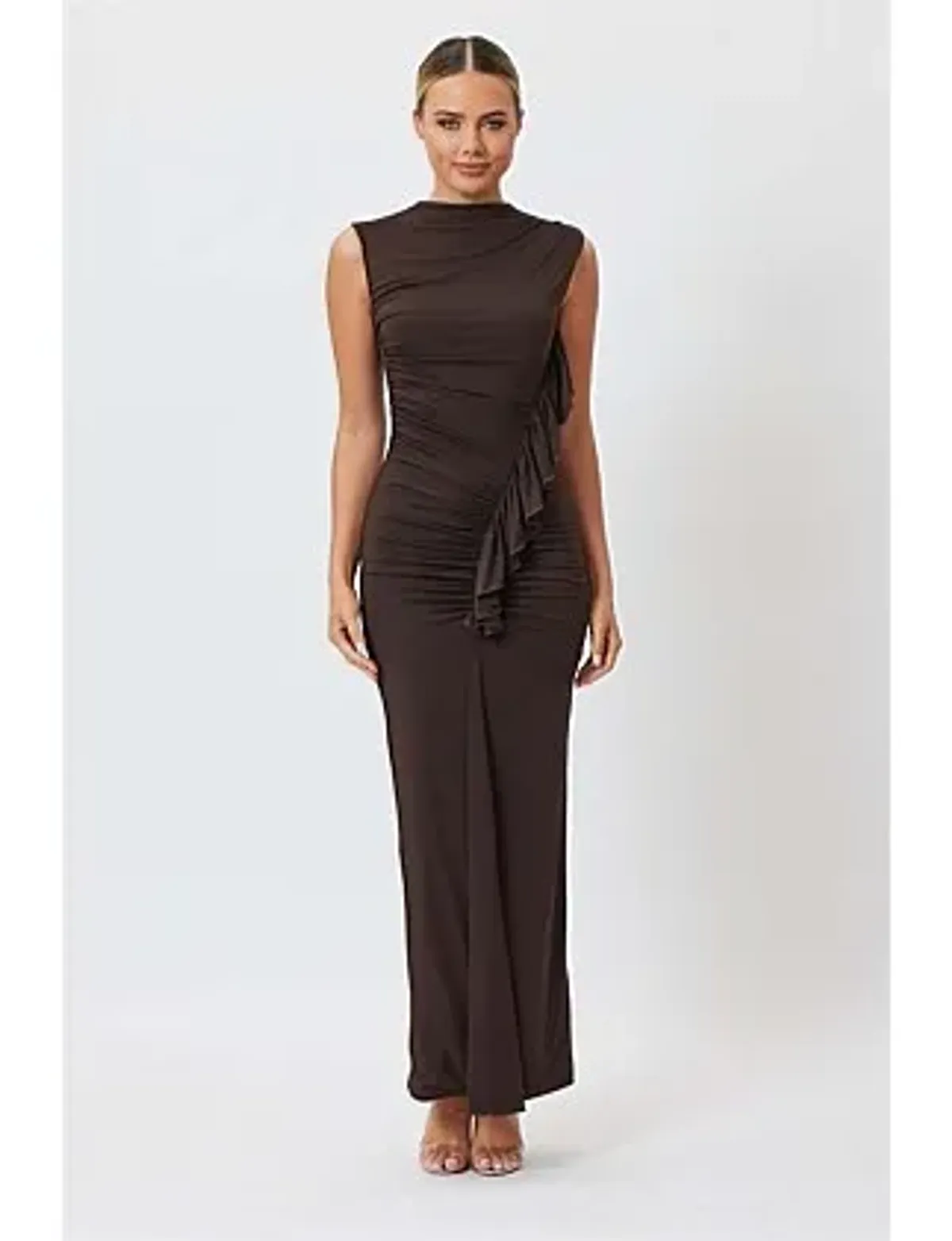 Bianca Bridgett AMARA MAXI DRESS Brown Size 12 - Image 1