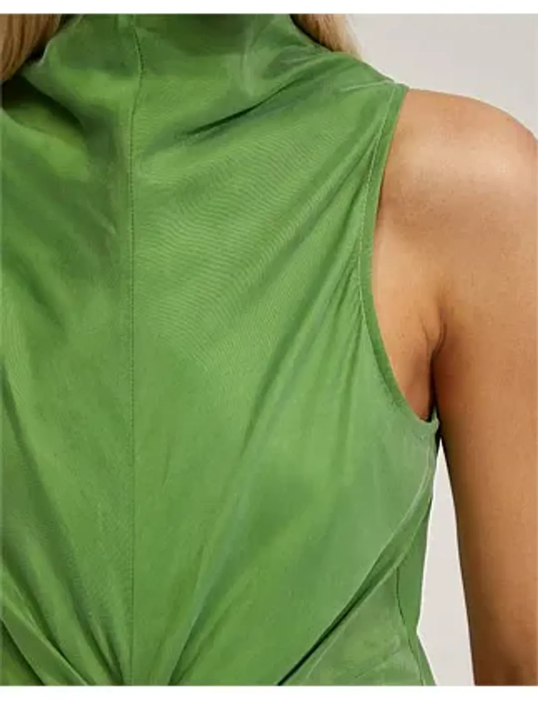 Oxford CAMILLA CUPRO BLEND DRESS Apple Size 12 for rent on The Volte - main image