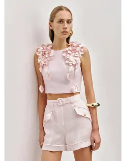 Aje Camille Flower Top size 10 for rent on The Volte - image 4