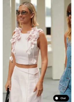 Aje Camille Flower Top size 10 for rent on The Volte - image 2