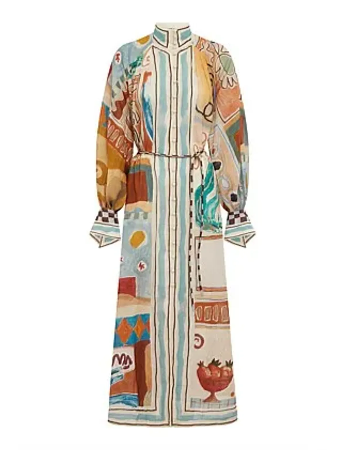 Alemais MICHELLE SHIRTDRESS Multi Size 8 - Image 3