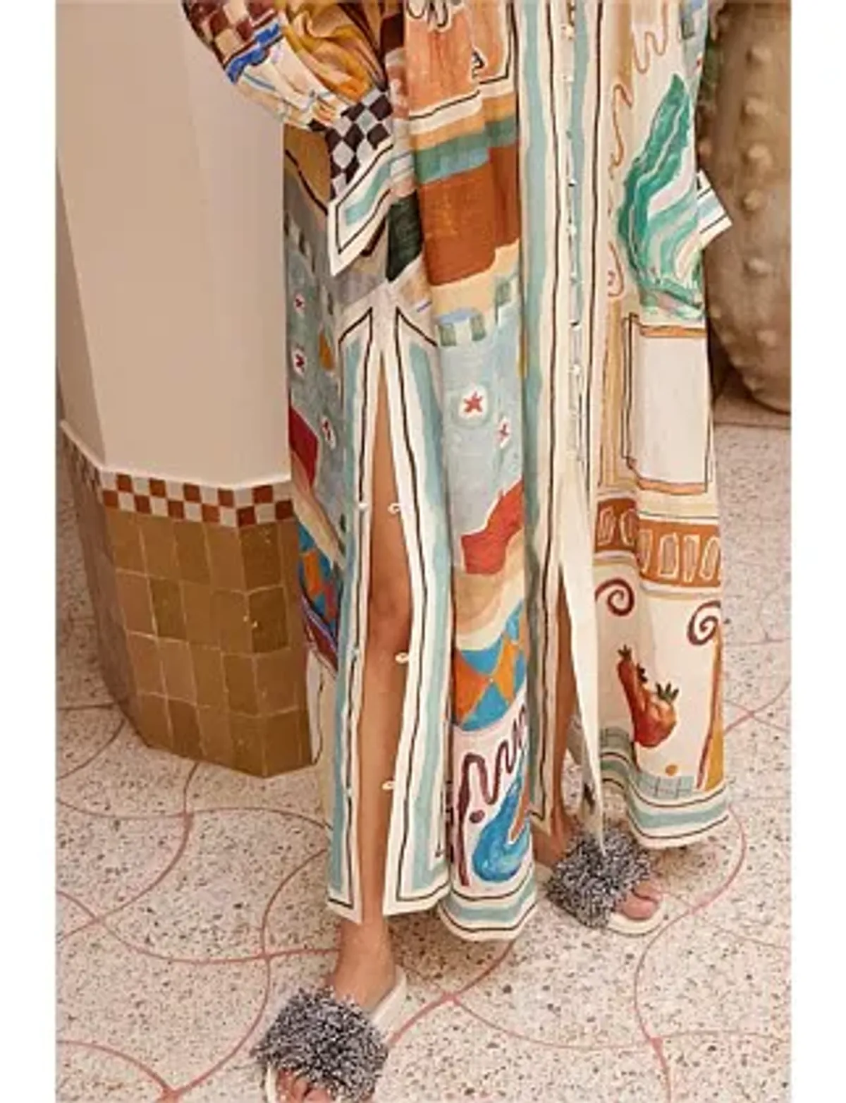 Alemais MICHELLE SHIRTDRESS Multi Size 8 - Image 6